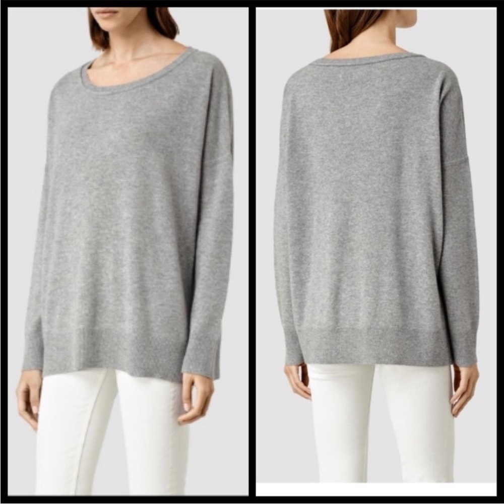 All‎ Saints 100% Cashmere Char Boyfriend Jumper Sweater